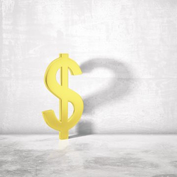 efax online fax service price cost yellow dollar sign wall in the background